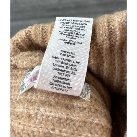 Free People Tan Knit Beanie Winter Hat - Picture 6 of 6